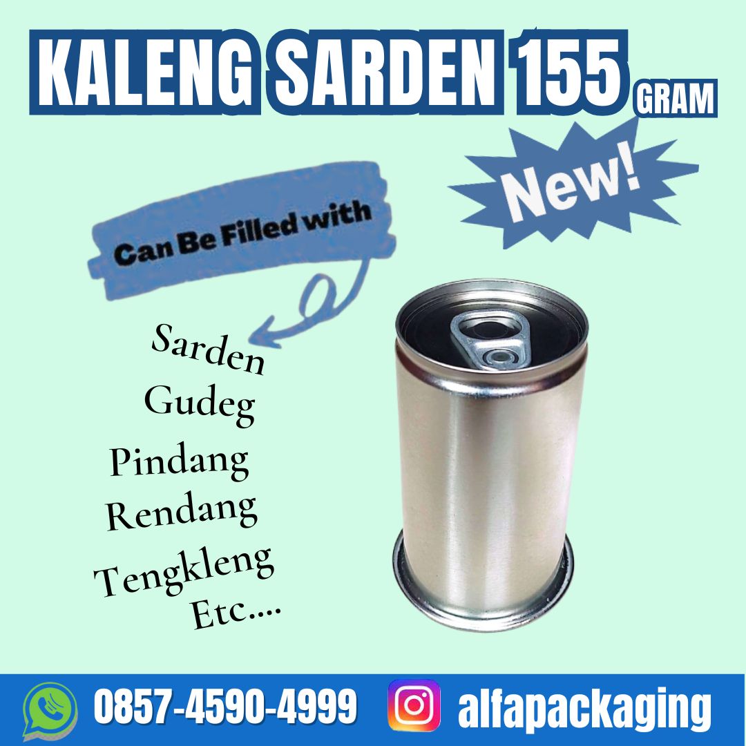 Kaleng Sarden-Buah-Sayur