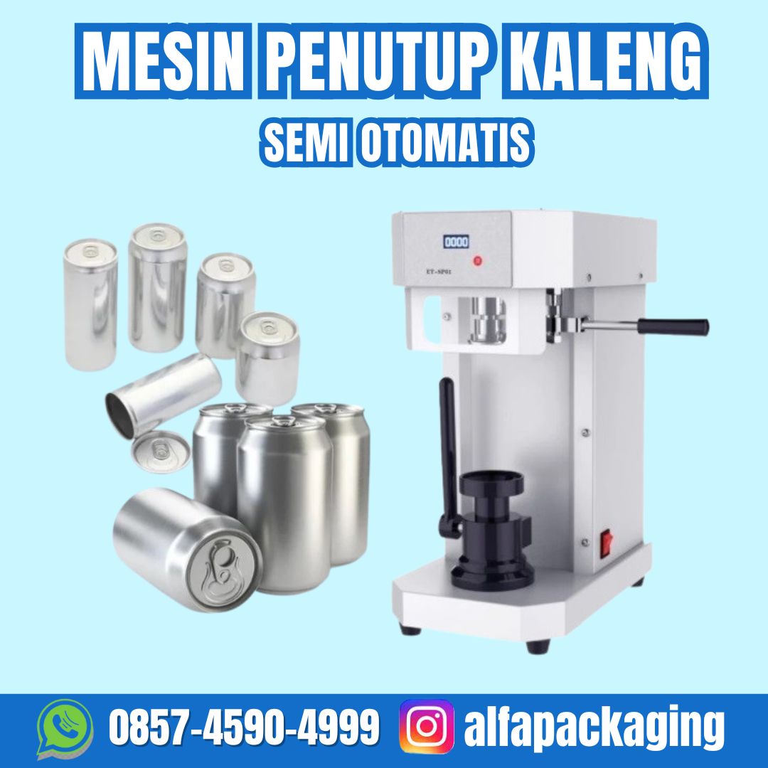 mesin penutup kaleng semi otomatis